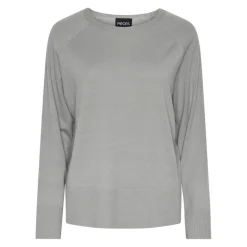 Pull over manches longues Sia gris en viscose Yara