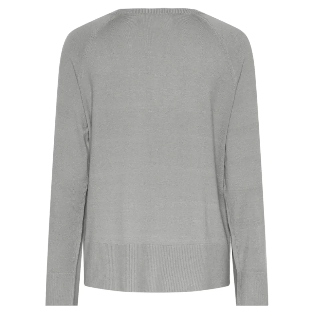 Pull over manches longues Sia gris en viscose Yara