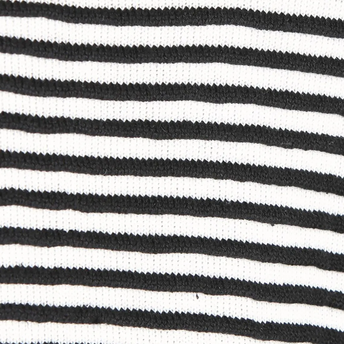 Pull poncho à rayures col en V femme - Blanc gris clair