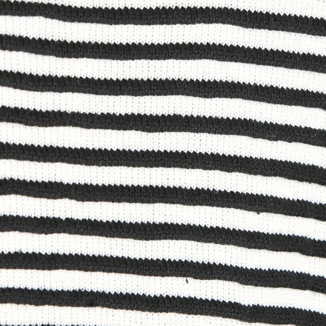Pull poncho à rayures col en V femme - Blanc gris clair