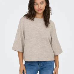 Pull Simoni 3/4 - Brun stone Bea