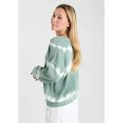 Pull SUREAU bleu en coton Zoé