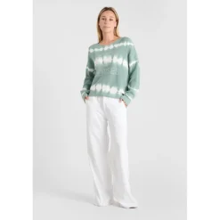 Pull SUREAU bleu en coton Zoé