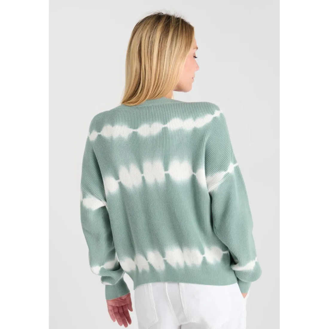 Pull SUREAU bleu en coton Zoé