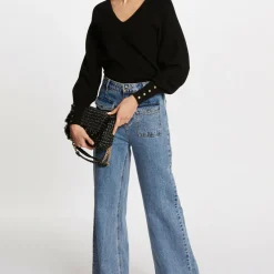 Pull viscose femme noir