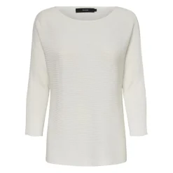 Pull-overs Col bateau Manches 3/4 blanc