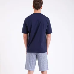 Pyjama court homme Fait en France Eminence bleu