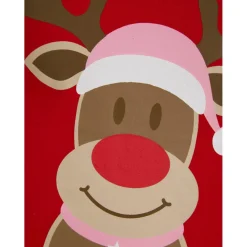 Pyjama de noel fille - rouge en coton