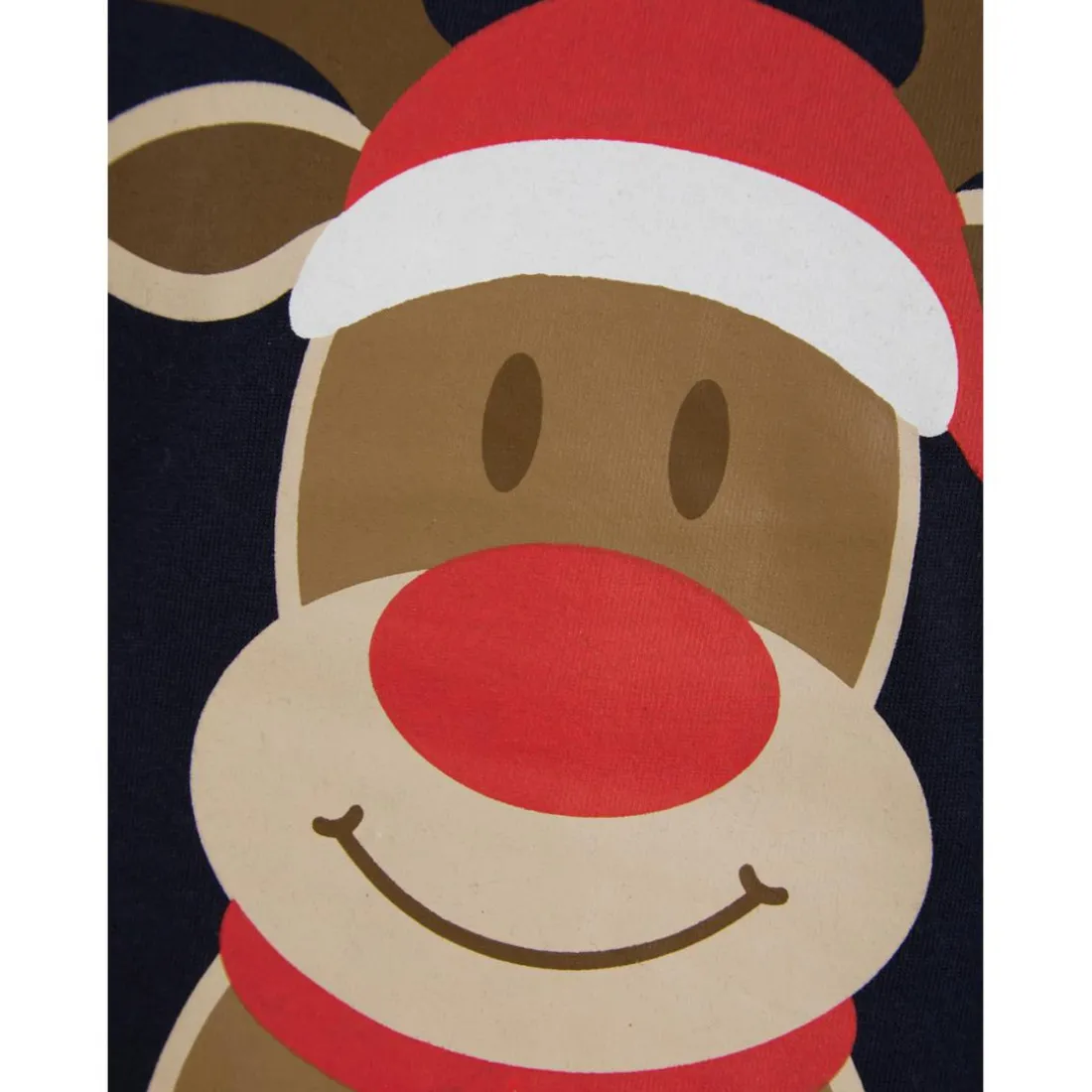 Pyjama de noël garçon - noir en coton