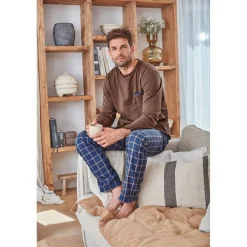 Pyjama Febrice marron taupe