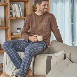 Pyjama Febrice marron taupe