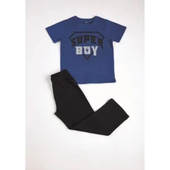 Pyjama garçon Bleu en coton
