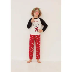 Pyjama garçon écru en coton