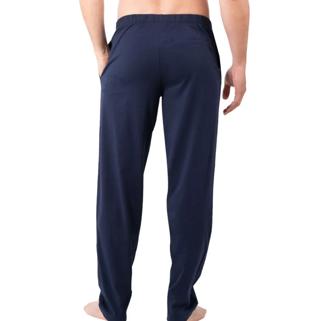 Pyjama long col ouvert homme Casual Eminence multicolore en coton