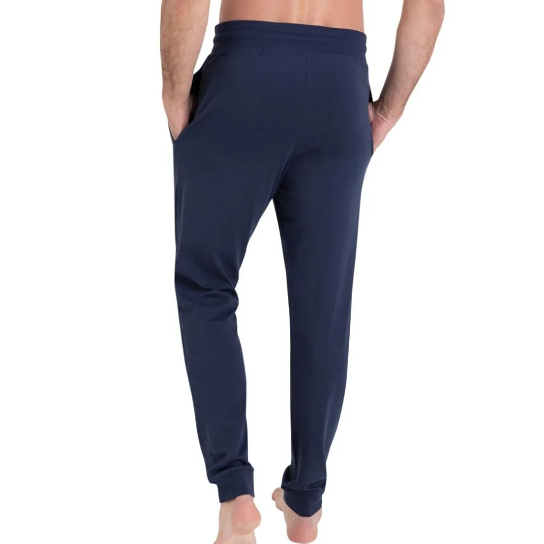 Pyjama long manches courtes col rond homme Summer Athena multicolore en coton