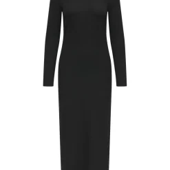 Robe à manches longues Emma noir