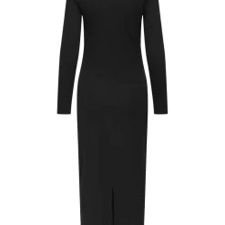 Robe à manches longues Emma noir