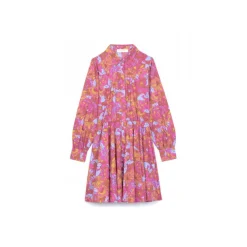 Robe CALLA rose en coton