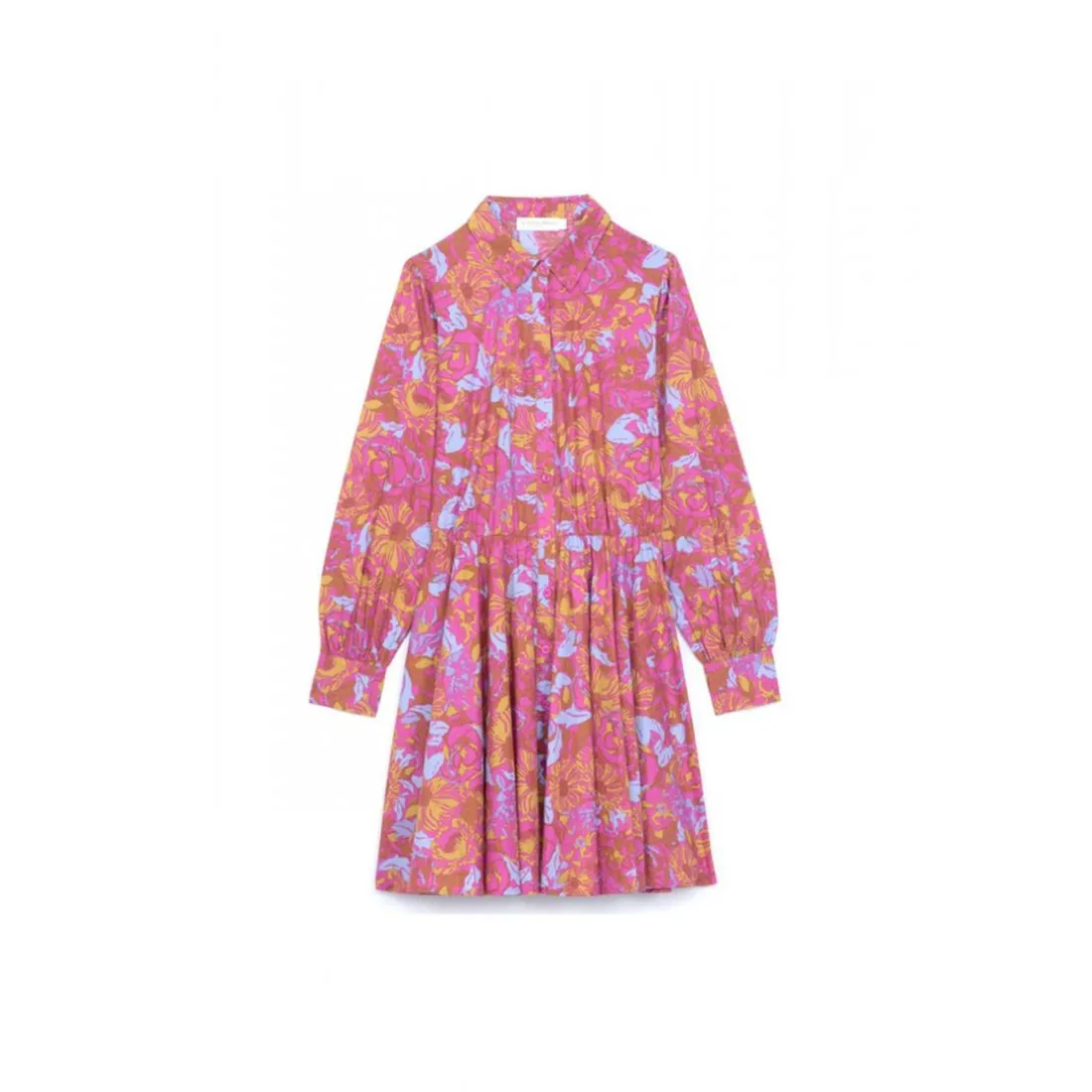 Robe CALLA rose en coton