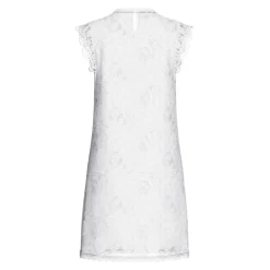 Robe courte en dentelle Colline blanc écru Daisy