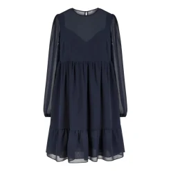 Robe courte femme bleu marine