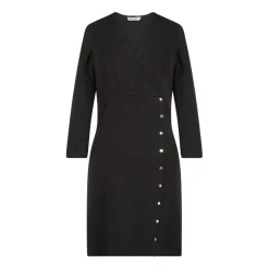 Robe courte femme noir en viscose