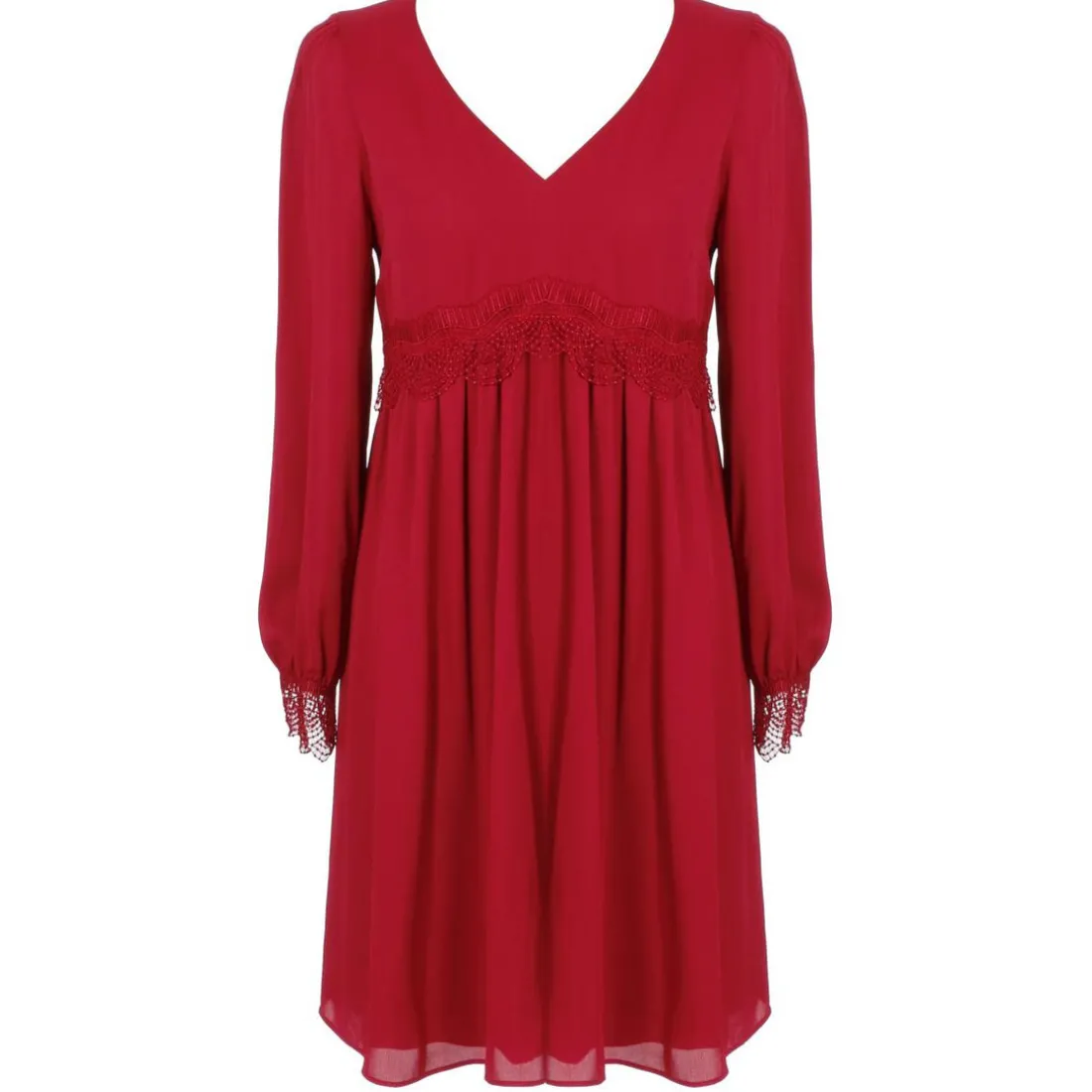 Robe courte femme Rouge