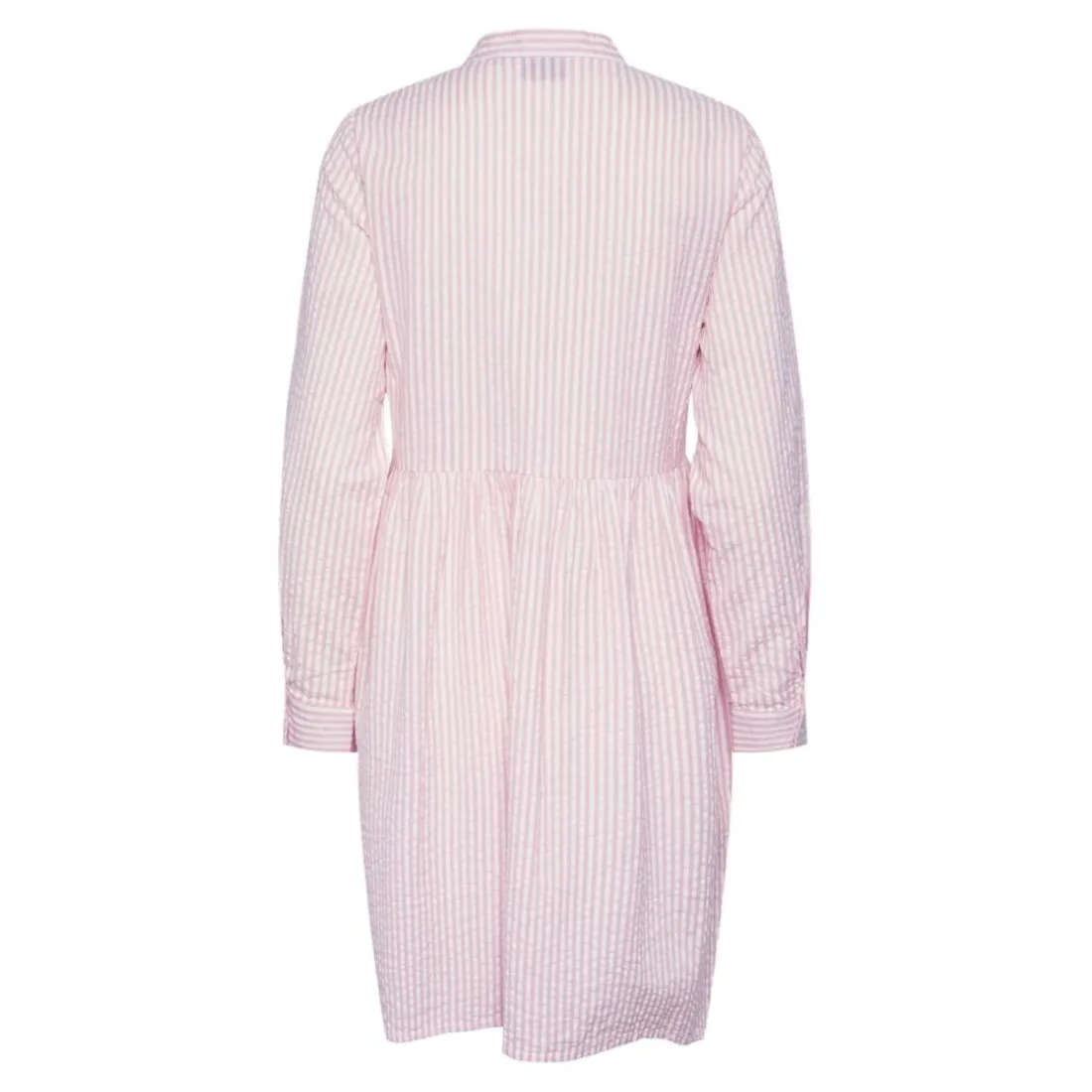 Robe courte manches longues en coton Sally lavande Xia