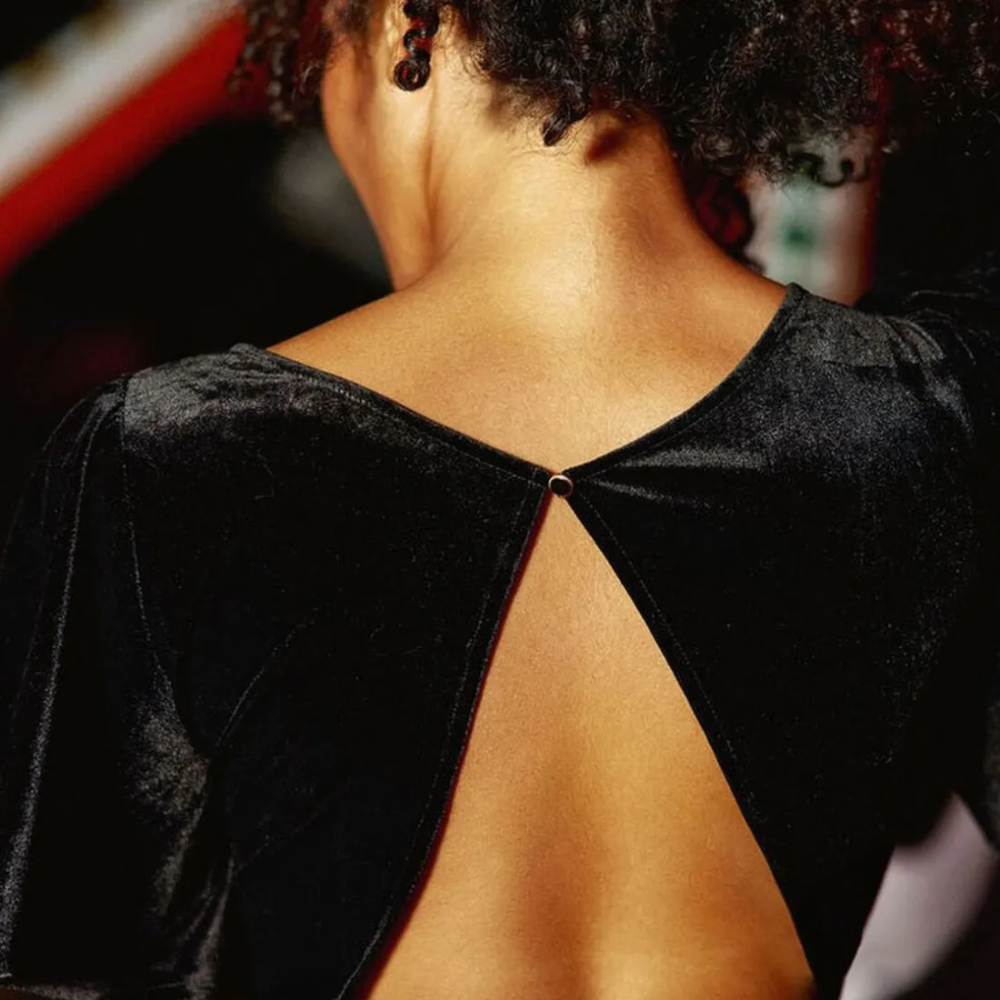 Robe courte ROWAN noire