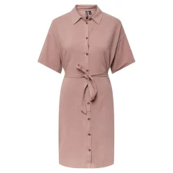 Robe courte Violet en viscose