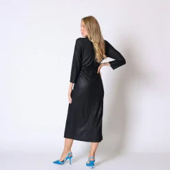 Robe croisée longue
