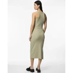Robe débardeur Cruka gris en coton Maya