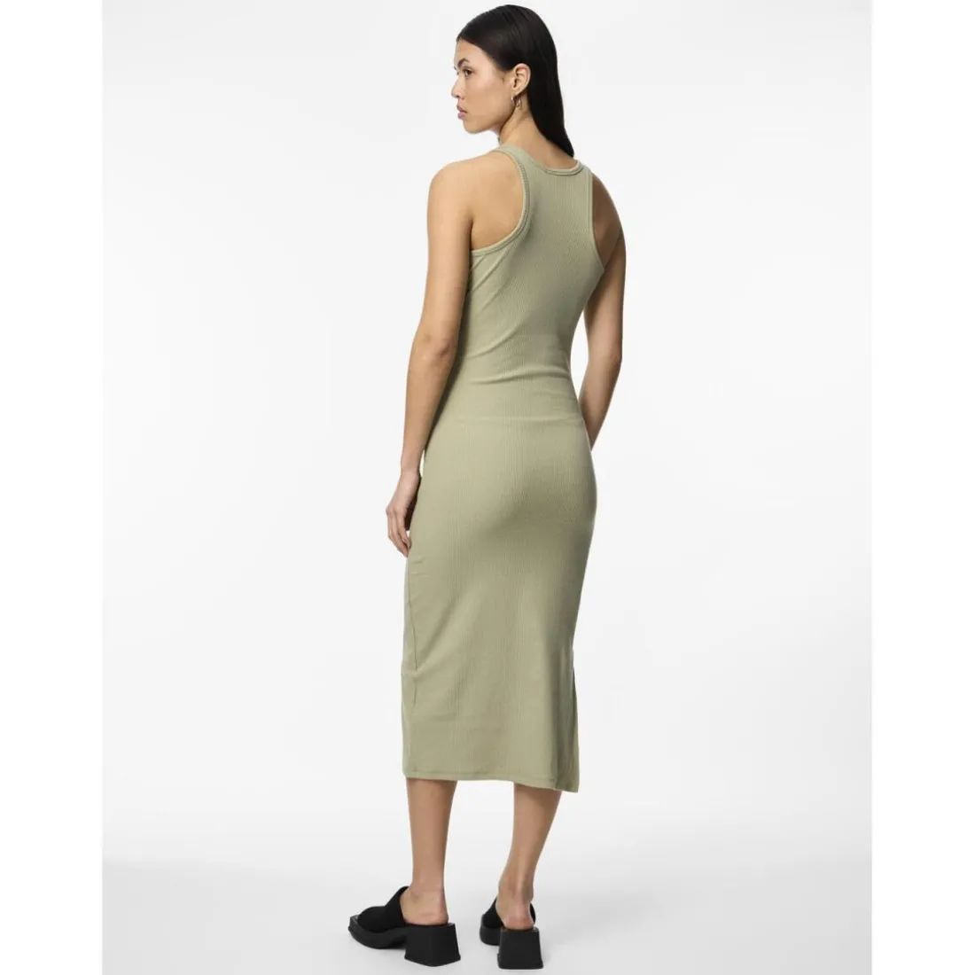 Robe débardeur Cruka gris en coton Maya
