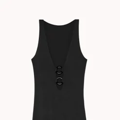 Robe débardeur longue Ava noir