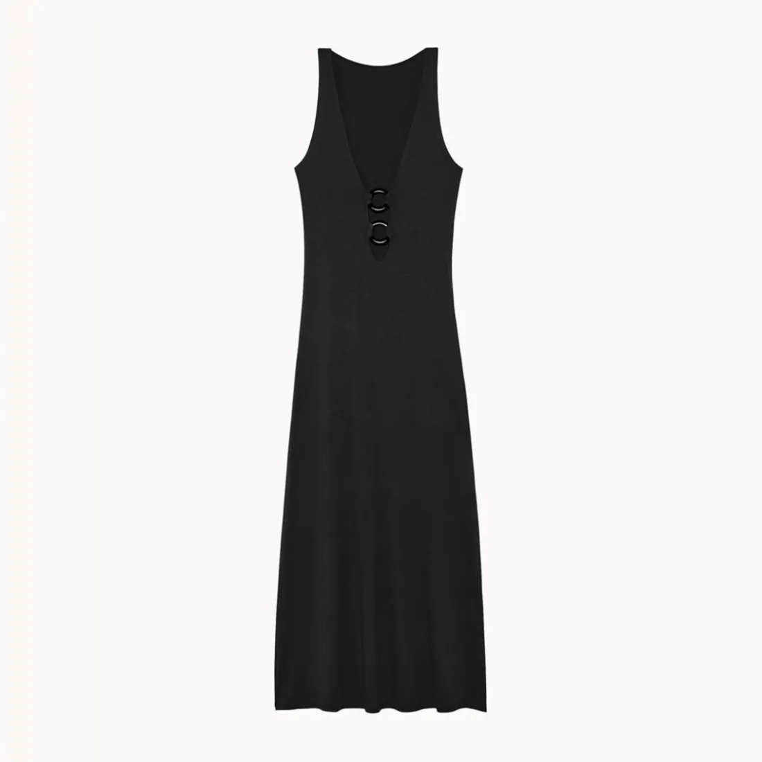 Robe débardeur longue Ava noir