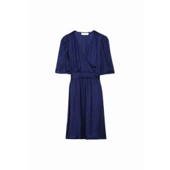 Robe DRINA bleu en viscose