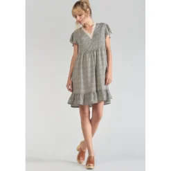Robe droite ALIETTE blanc