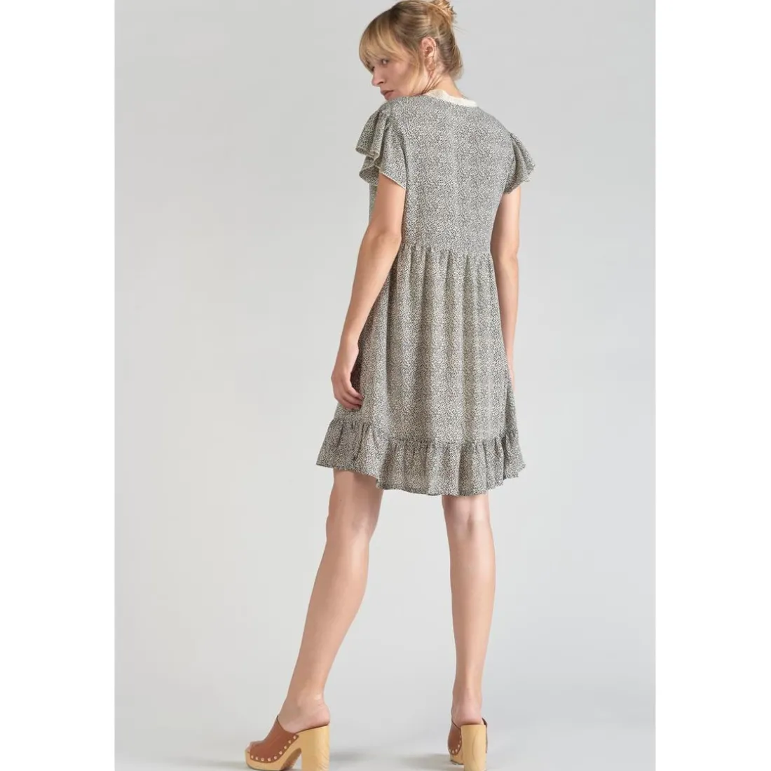 Robe droite ALIETTE blanc