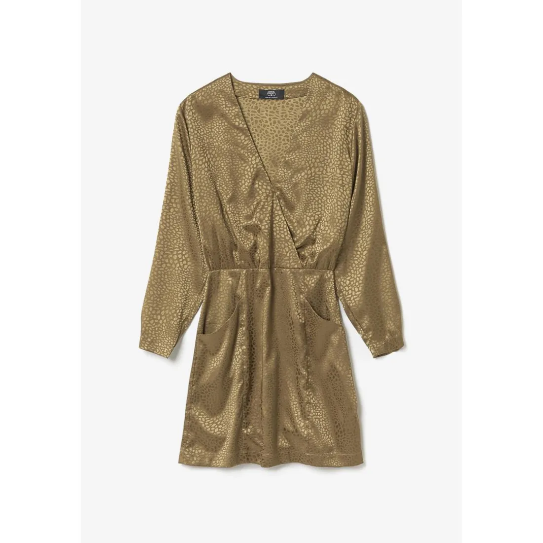 Robe droite BAZ marron en viscose