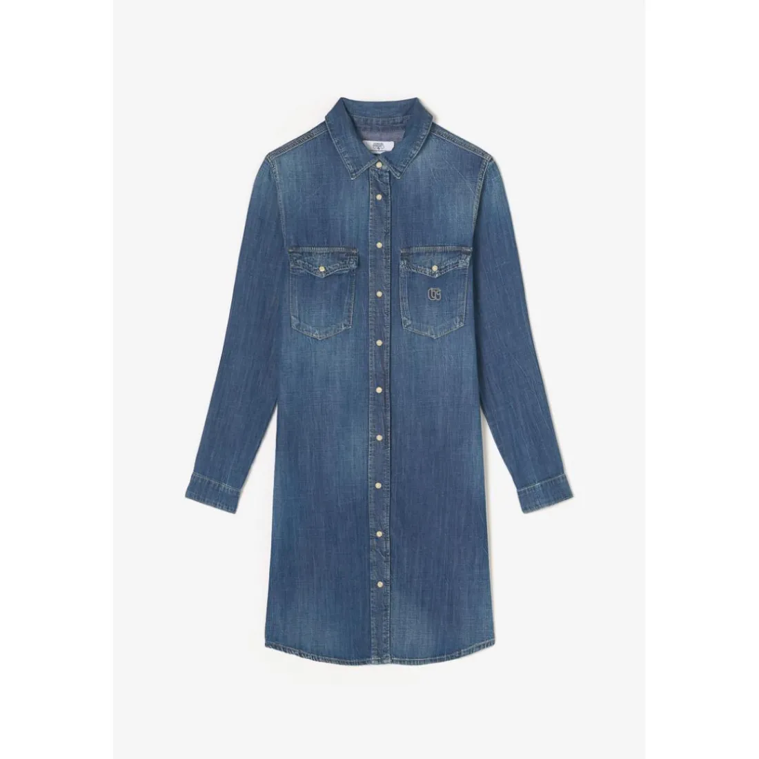 Robe droite en jeans ALIO bleu Ruth