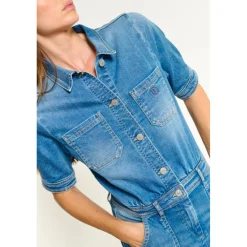 Robe droite en jeans ALVY bleu Demi