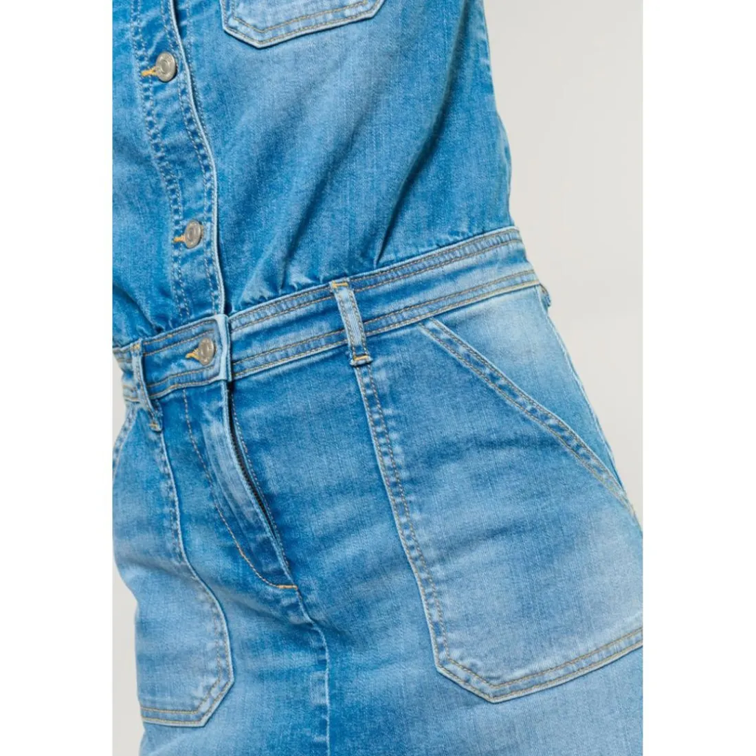 Robe droite en jeans ALVY bleu Demi