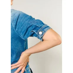 Robe droite en jeans ALVY bleu Demi