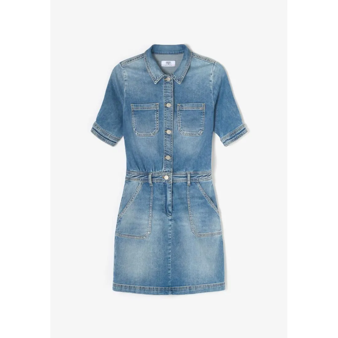 Robe droite en jeans ALVY bleu Demi