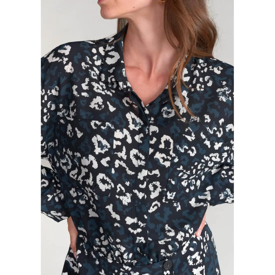 Robe droite EVANN - Bleue