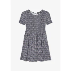 Robe droite fille ACEGI bleu en viscose