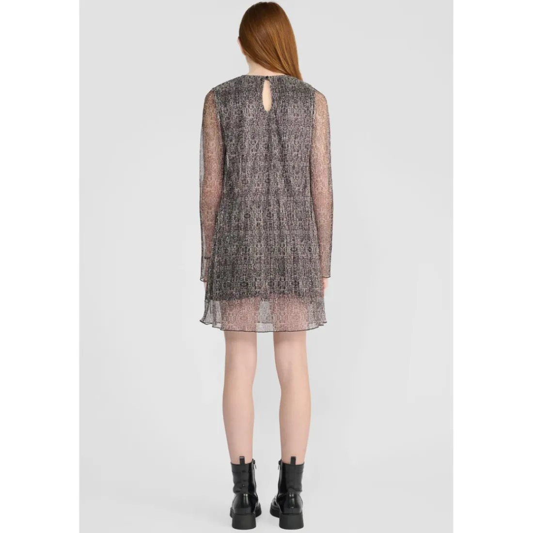 Robe droite fille ANCEGI bleu Isa