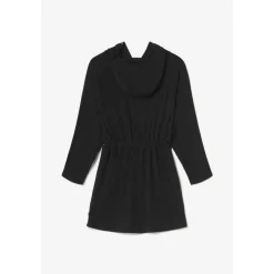 Robe droite fille CAPPUGI noir en viscose