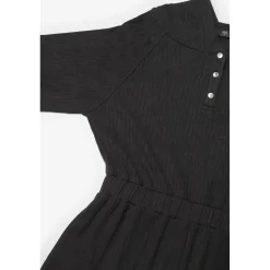 Robe droite fille CAPPUGI noir en viscose