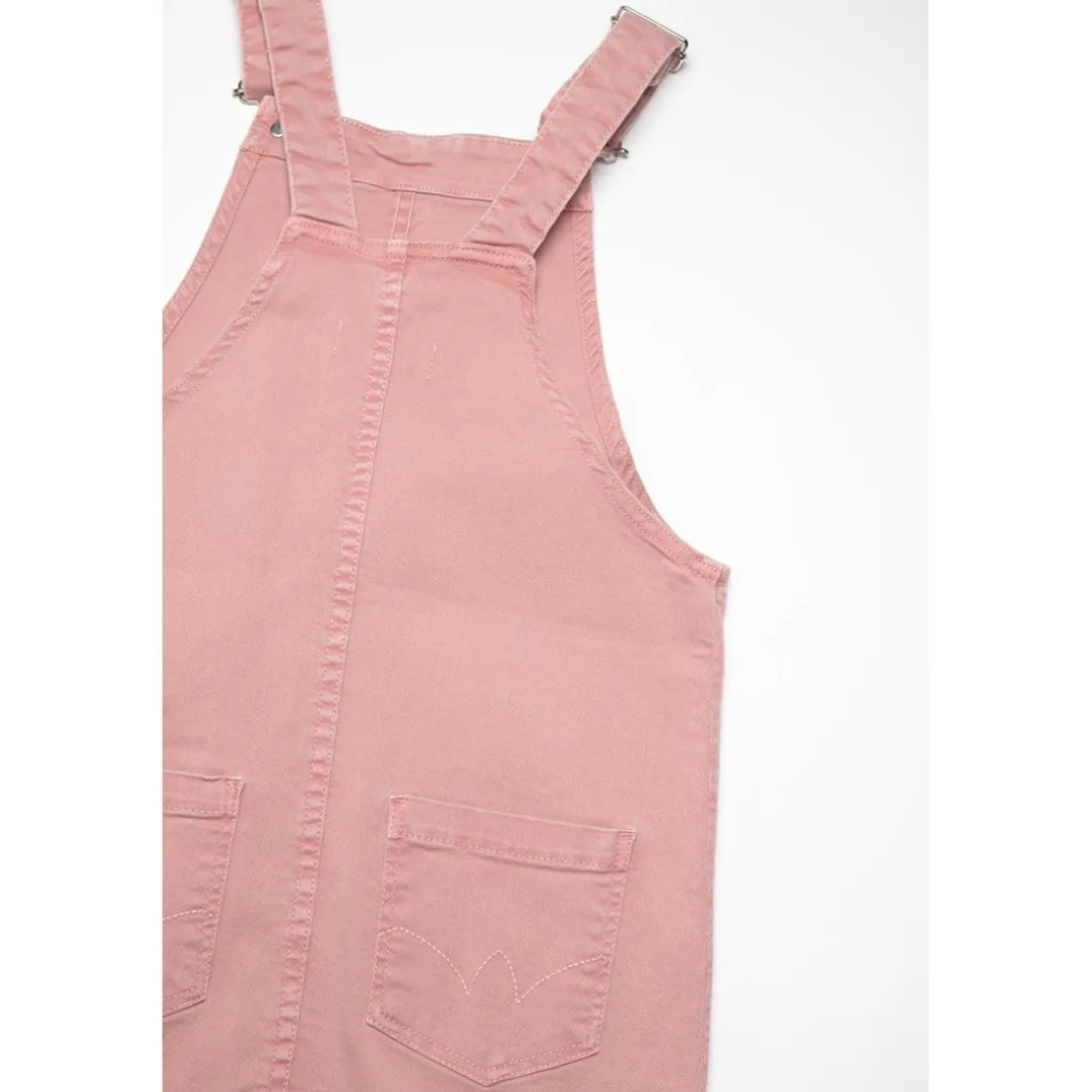 Robe droite fille en jeans AZURE rouge